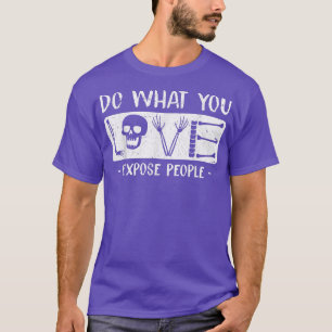 T-shirt Radiologue Humour Squelette Radiologie Xray