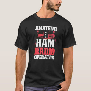 T-shirt Radioopératrice de jambon Radio Amateur Radio Sign