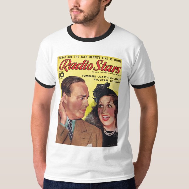 T-shirt RADIOSOURCES STELLAIRES 1938 de Jack Benny Mary (Devant)