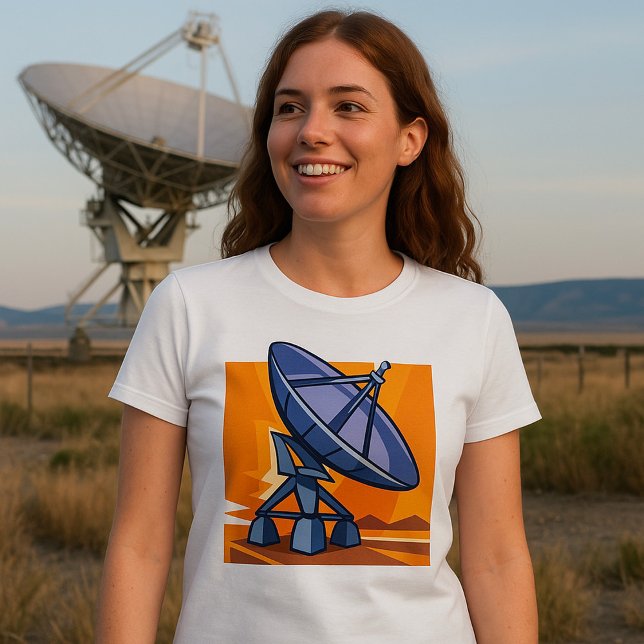 T-shirt Radiotélescope spatial (Créateur téléchargé)