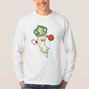 T-shirt Radish aux sports de basketball