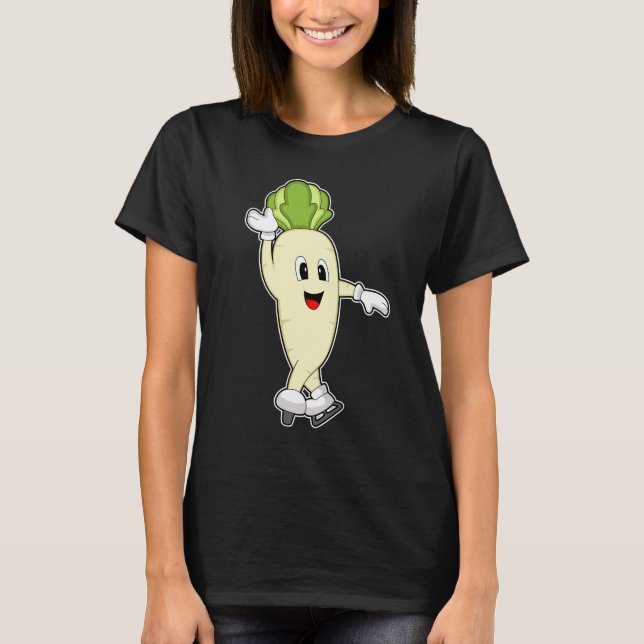 T-shirt Radish Patinage sur glace Patins sur glace (Devant)