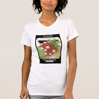 T-shirt Radish White Tip Card Seed Co
