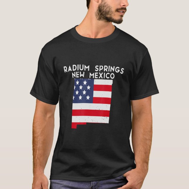 T-shirt RADIUM SPRINGS USA State America Travel New Mexica (Devant)