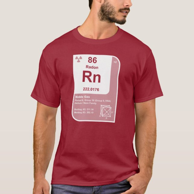 T-shirt Radon (Rn) (Devant)
