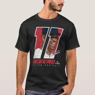T-shirt Rafael Devers Silhouette Carita Boston MLBPA