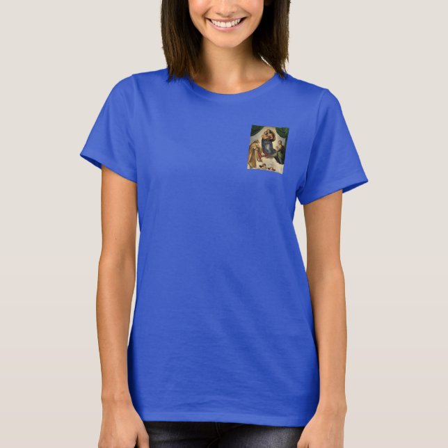 T-shirt RAFAEL , Madonna Sixtina (Devant)
