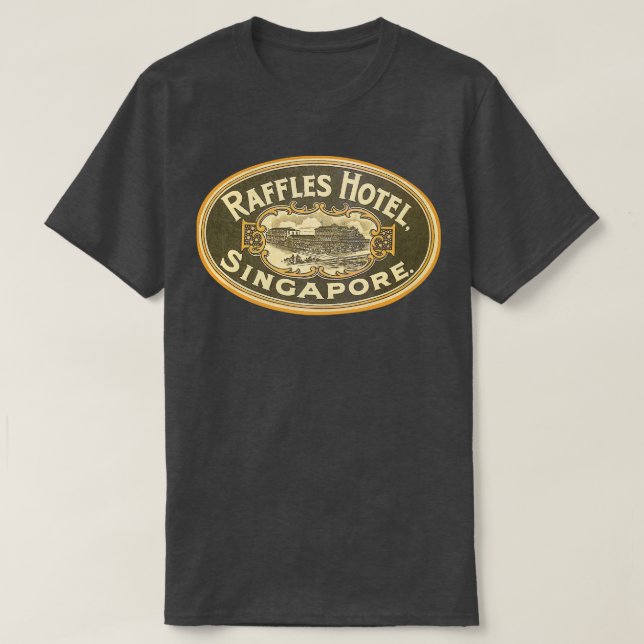 T-shirt Raffles Hotel Singapour (Design devant)