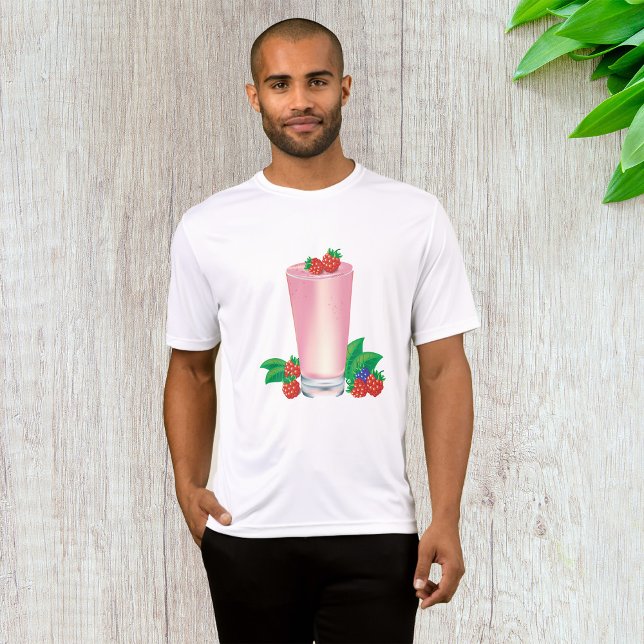 T-shirt Rafraîchir Berry Smoothie Boisson Rose (Créateur téléchargé)