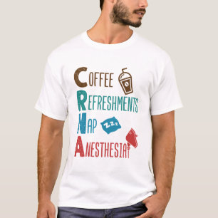 T-shirt Rafraîchissements café CRNA Anesthésie de la siest