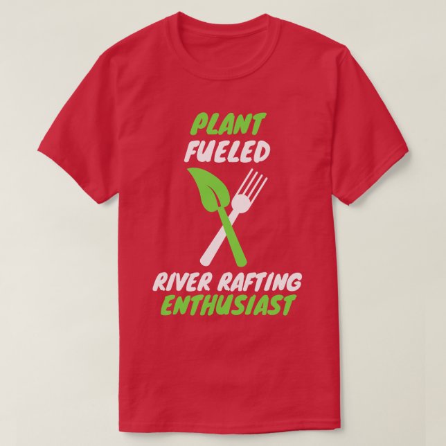 T-shirt rafting à plante (Design devant)