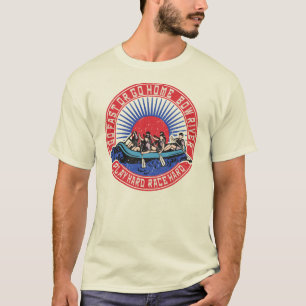T-shirt Rafting de la rivière Retro Bow