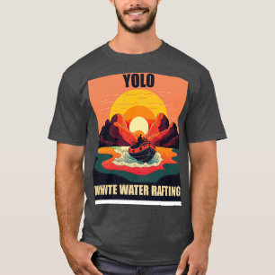 T-shirt Rafting d'eau blanche 1 Yolo