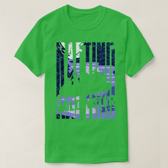 T-shirt Rafting en eau sauvage (Design devant)