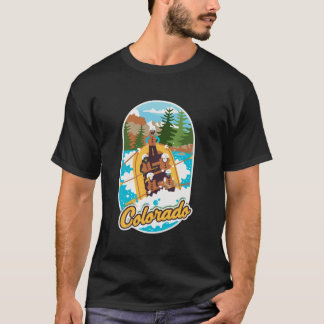 T-shirt Rafting en eau vive du Colorado