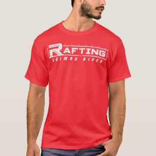 T-shirt rafting fluvial saumon