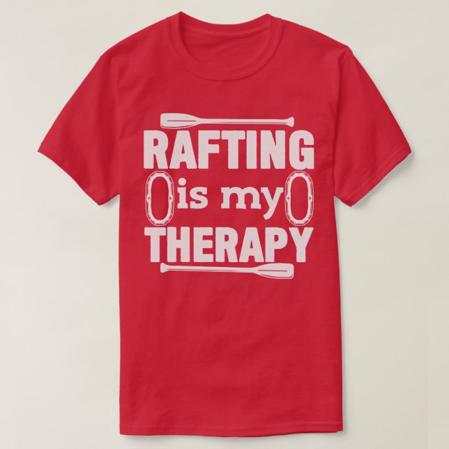 T-shirt Rafting Plaisanterie Rafter Raft Whitewater (Design devant)