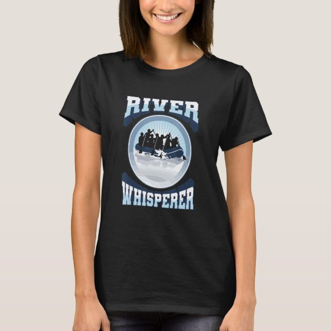 T-shirt Rafting rapide fluvial de la rivière Whisperer (Devant)