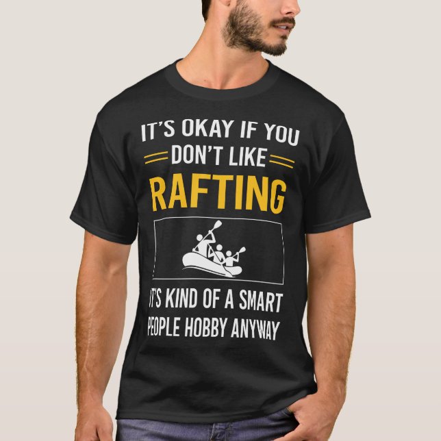 T-shirt Rafting Smart People (Devant)
