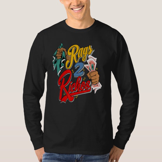 T-shirt Rag 2 Riches SE Black Multi 1s Matching (Devant)
