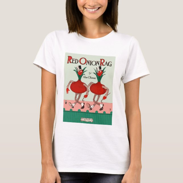 T-shirt Rag d'oignon rouge (Devant)