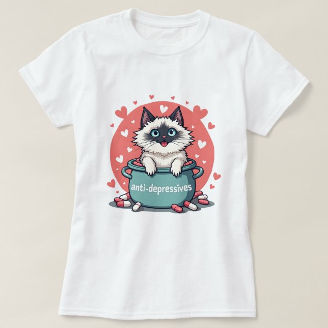 T-shirt Ragdoll (Design devant)