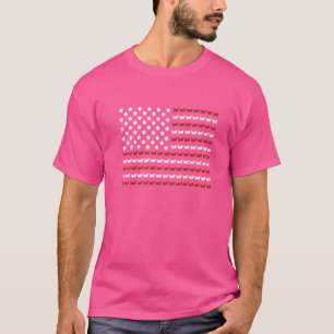 T-shirt Ragdoll 4 juillet empreinte de patte de chat