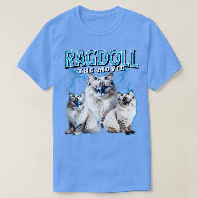 T-shirt Ragdoll Chat Le Film (Design devant)
