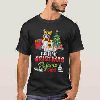 T-shirt Ragdoll Chat Noel Costume Présente Ceci Est Mon Ch