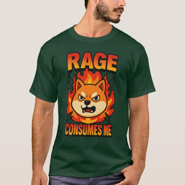 T-shirt Rage me consomme (Devant)