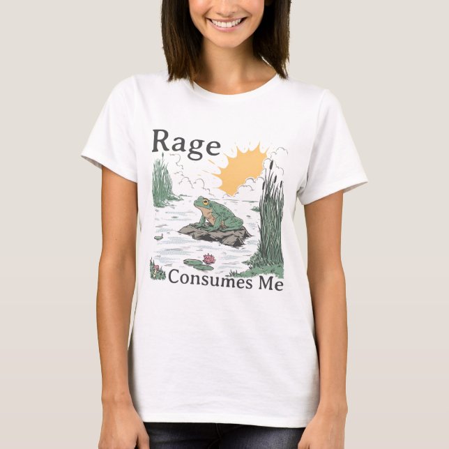 T-shirt Rage me consomme (Devant)