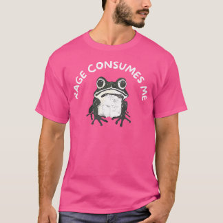 T-shirt Rage me consomme une grenouille drôle
