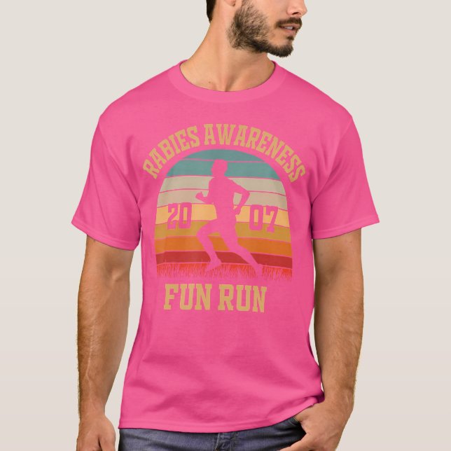 T-shirt Rage Sensibilisation Fun Run Funny Tv Comédie Cour (Devant)