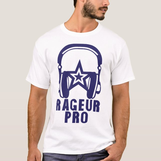 T-shirt rageur pro casque audio citation (Devant)