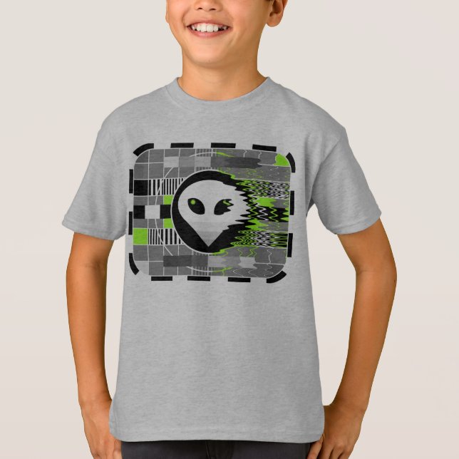 T-shirt Raglan à 3/4 manches pour enfant Alien TV (Devant)