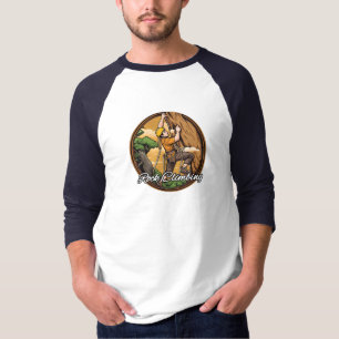 T-shirt Raglan à manches 3/4 pour hommes