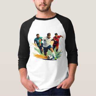 T-shirt Raglan à manches 3/4 pour hommes