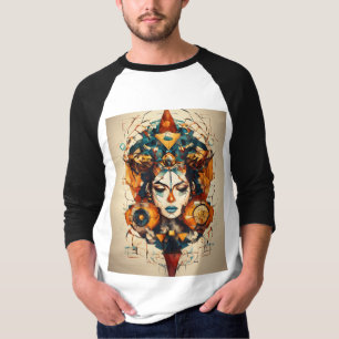 T-shirt Raglan à manches 3/4 pour hommes