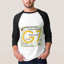 T-shirt Raglan à manches 3/4 pour hommes
