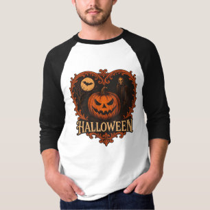 T-shirt raglan à manches 3/4 pour hommes de Hallow
