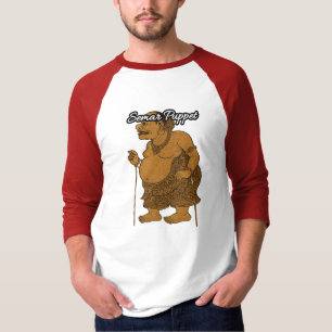 T-shirt raglan basic pour hommes à manches 3/4