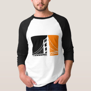 T-shirt Raglan de douille de San Francisco Bay 3/4