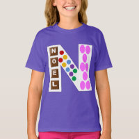 T-shirt raglan   gris/noir  NOEL BONBONS CHOCOLAT