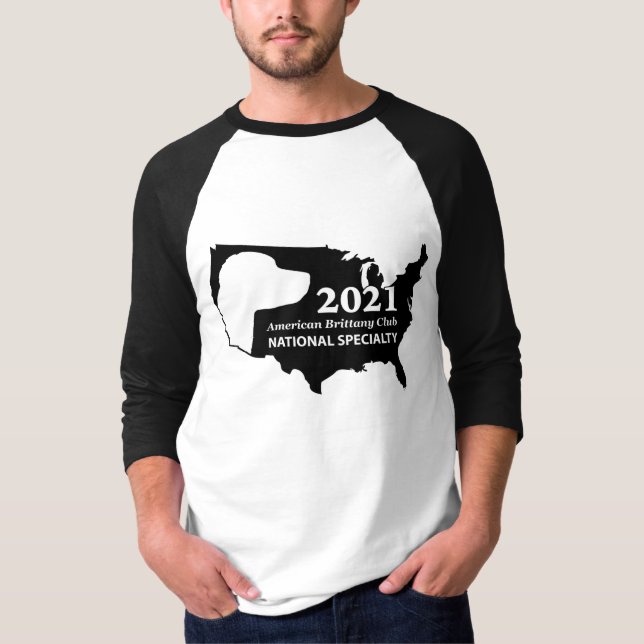 T-shirt Raglan Sleeve masculin ABC 2021 (Devant)