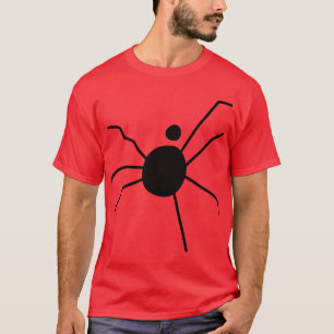 T-shirt ragno de l'uomo d'italiano