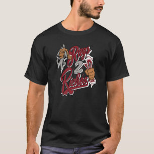 T-shirt Rags 2 Riches Red Flint 13s Correspondant
