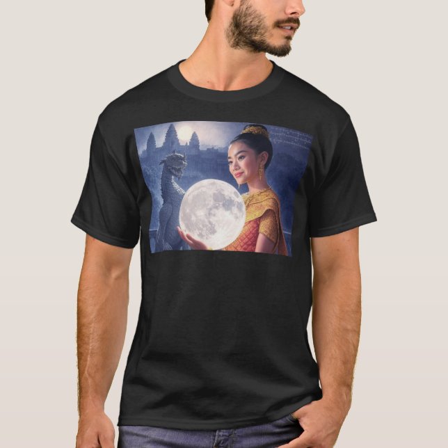 T-shirt Rahu Va Bientôt Dévouer La Lune (Devant)