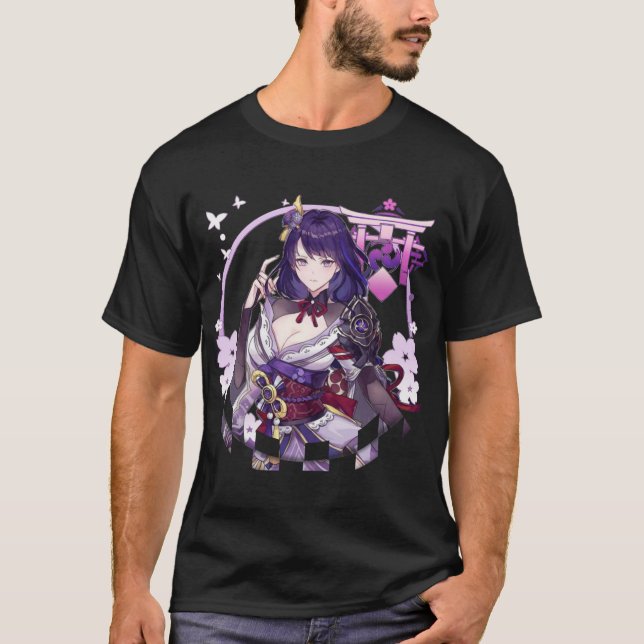 T-shirt Raiden Shogun Best Art 2 (Devant)