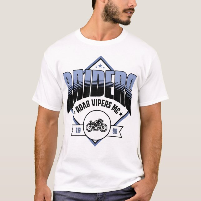 T-shirt Raiders Road Vipers MC (Devant)