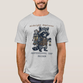 T-shirt Raideur de camp professionnel - Raton laveur explo